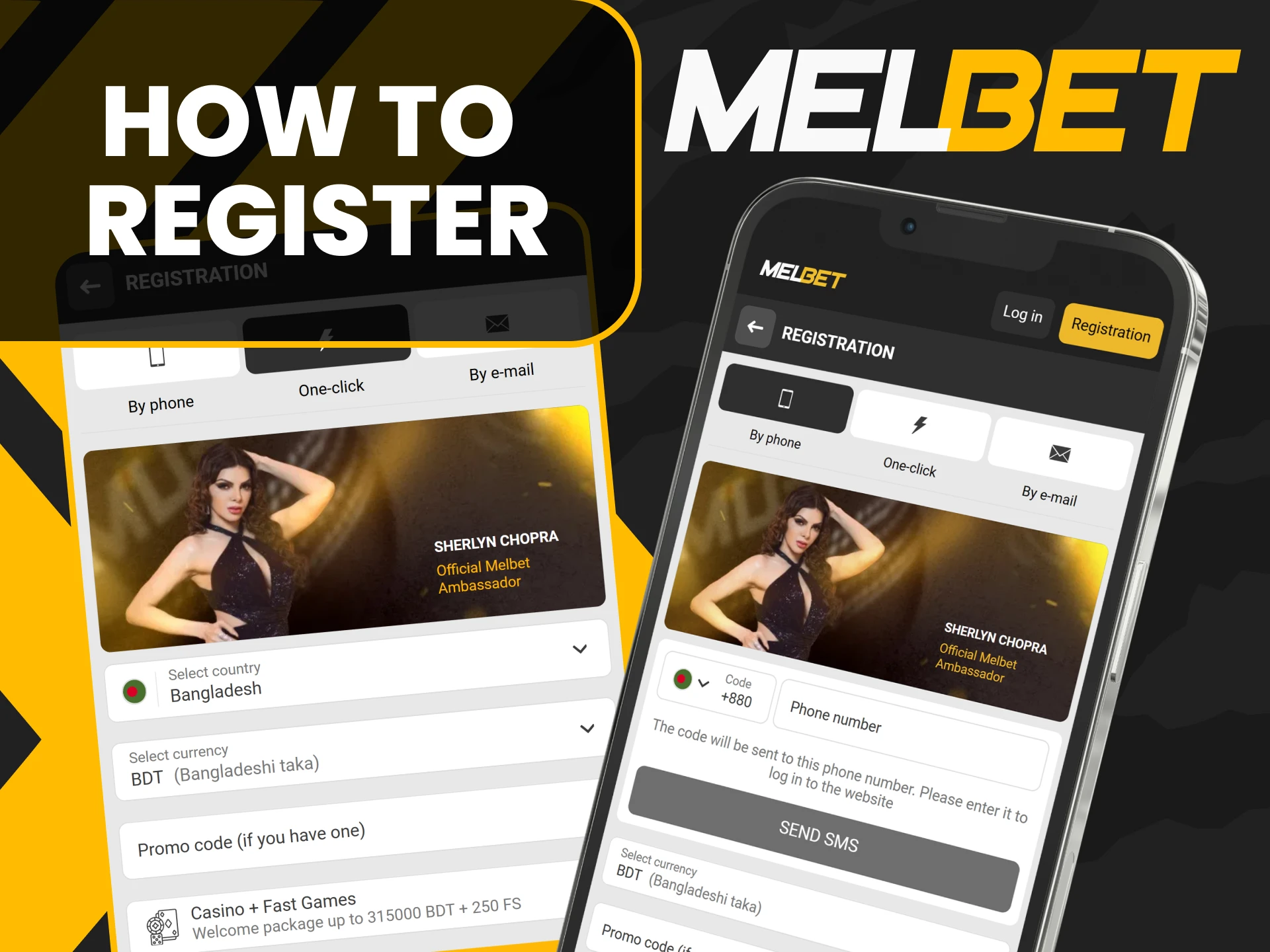 We will tell you how to register in the Melbet application.