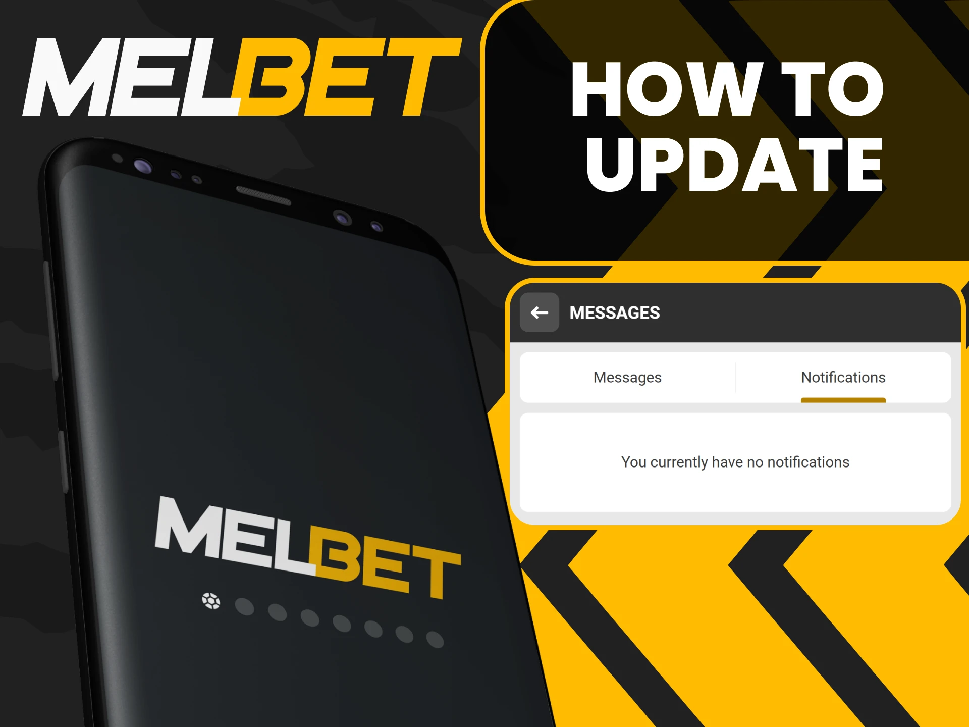 Don't forget to update the Melbet app for high-quality operation.