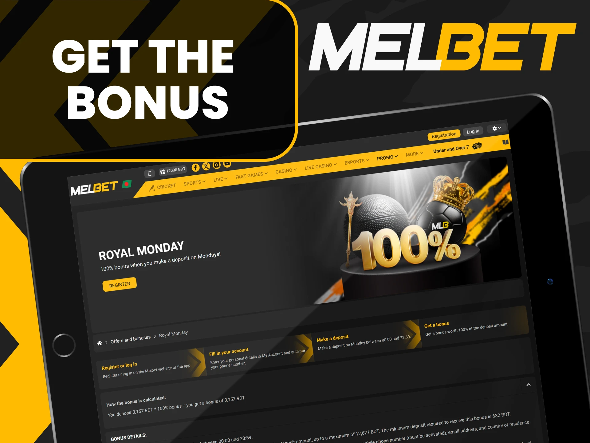 Find out how to get a bonus from Melbet after replenishing your deposit.