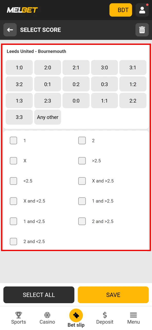 Make a prediction on TOTO from Melbet.