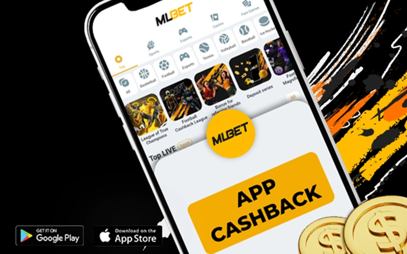 Bet through the Melbet app and enjoy 10% cashback every week.