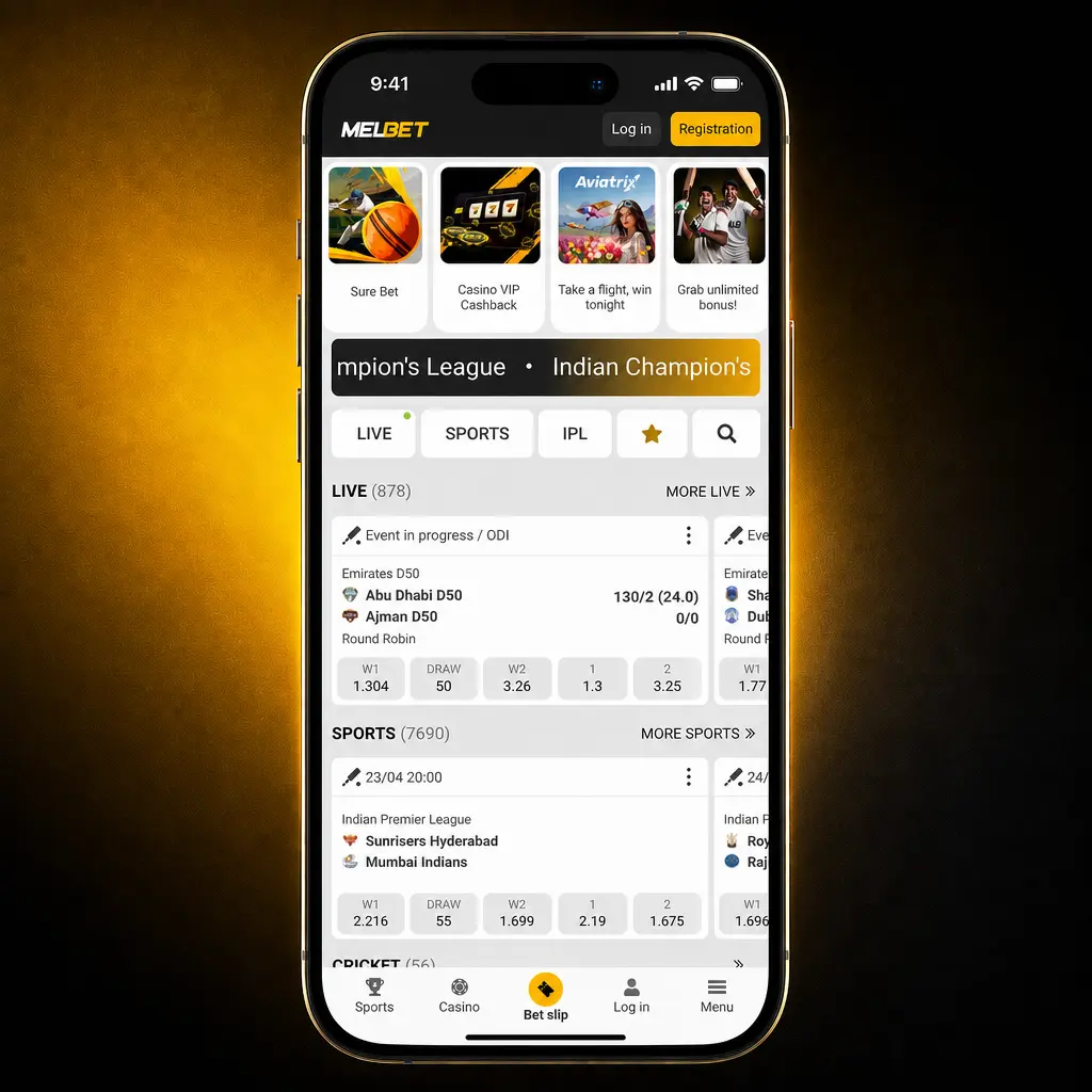 Melbet cricket betting setup guide showing 5 steps from registration to placing a bet in Bangladesh