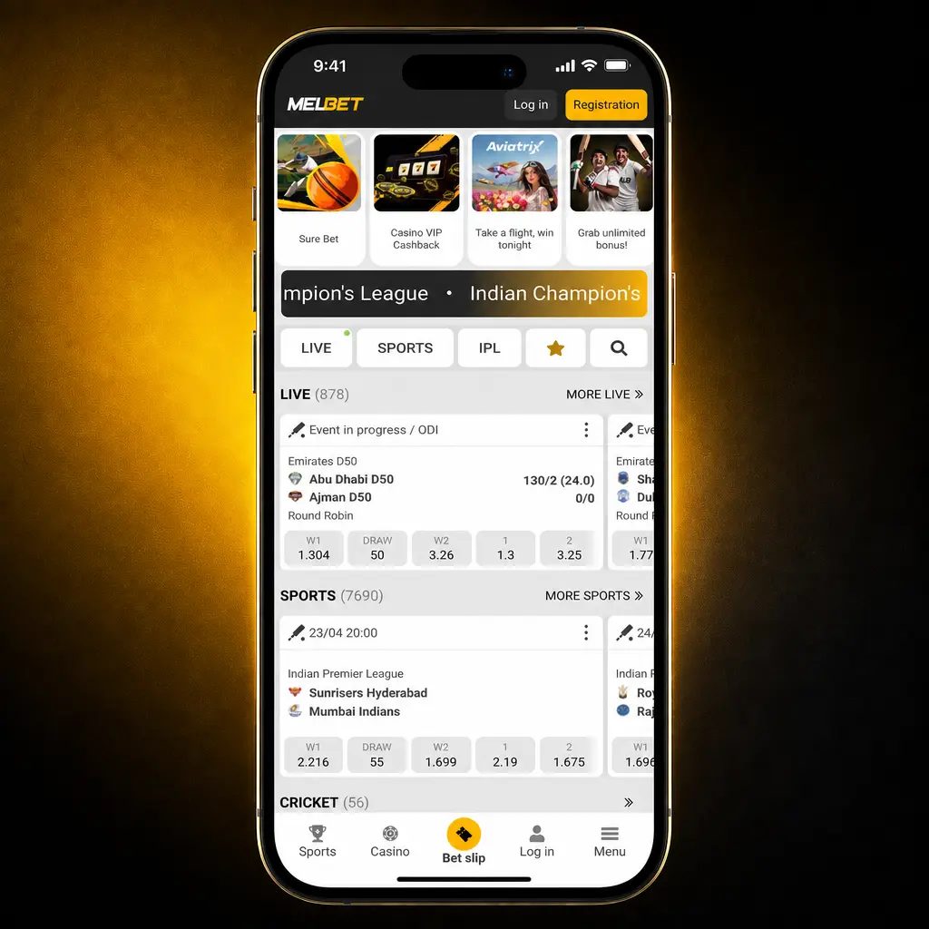 Melbet cricket betting registration and step-by-step guide showing how to place a cricket bet in Bangladesh