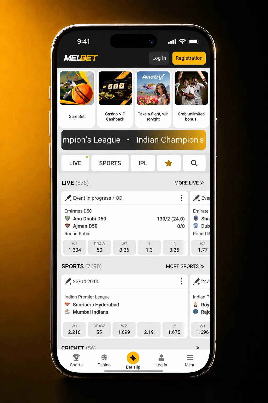 Step-by-step guide to start playing live casino at Melbet with registration, deposit, and table selection process